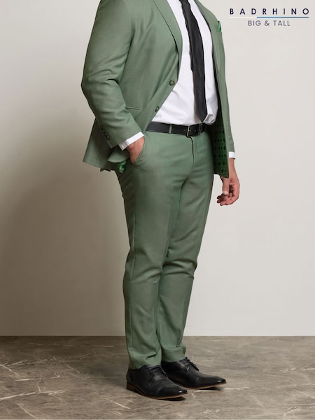 BadRhino Big & Tall Textured Suit Trousers (H27006) | R$ 545