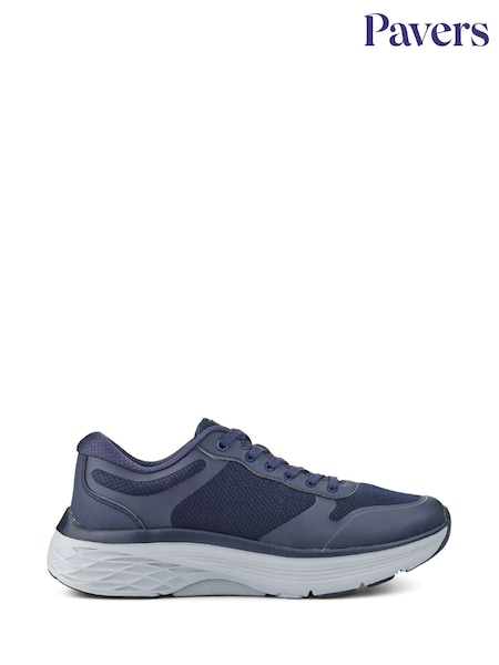 Pavers Blue Comfortable Lace-Up Trainers (H27162) | ₪176