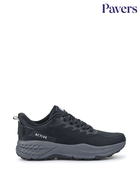 Negro - Pavers Lightweight Memory Foam Trainers (H27165) | 64 €