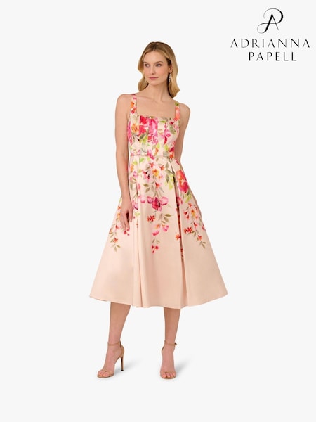 Adrianna Papell Natural Border Mikado Dress (H27263) | 14,960 UAH