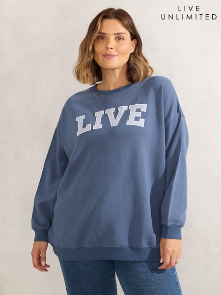 Live Unlimited Oversized Live 100% Cotton Sweatshirt (H27287) | €102