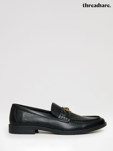 Negru - Threadbare Snaffle Loafers (H27328) | 283 LEI