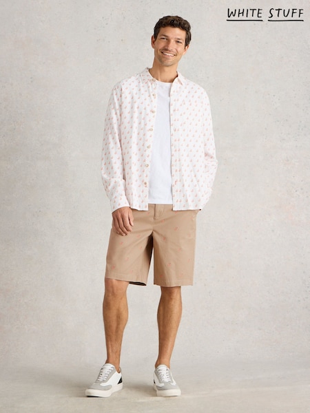 White Stuff Natural Flamingo Chino Shorts (H27466) | €71