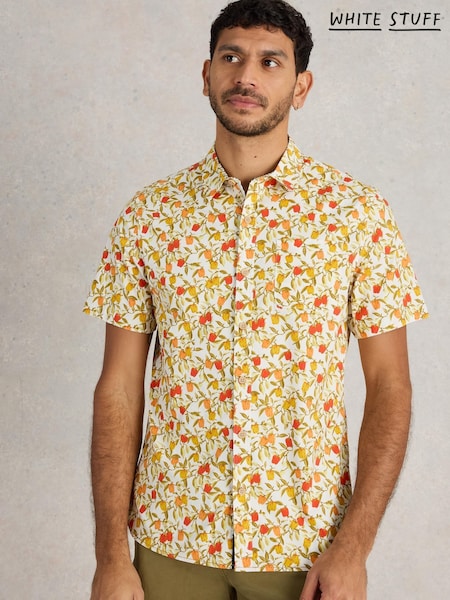White Stuff White Salcombe Peppers Printed Shirt (H27562) | ₪258