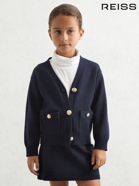 Reiss Navy Mila Cardigan (H27704) | €75
