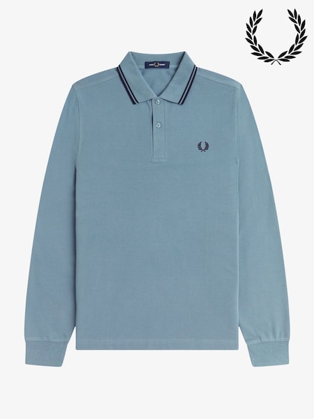 Fred Perry Blue Twin Tipped Polo Shirt (H28442) | €127