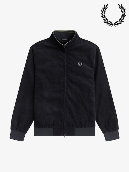 Fred Perry Black Cord Brentham Jacket (H28451) | €269