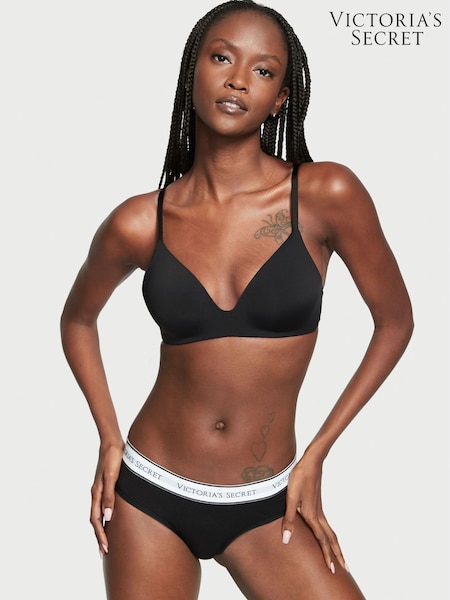 Victoria's Secret Black Hipster Logo Knickers (H28760) | €13
