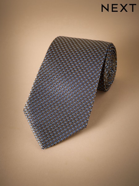 Orange Italian Silk Design Tie (H28962) | €37