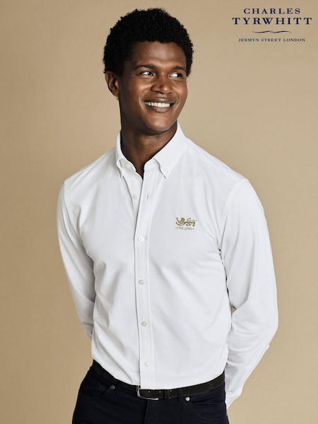 Charles Tyrwhitt White The Lions Print™ Shirt (H29137) | €122