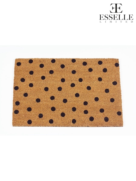 Esselle Neutral Astley Polka Dot Printed Doormat (H29433) | €23