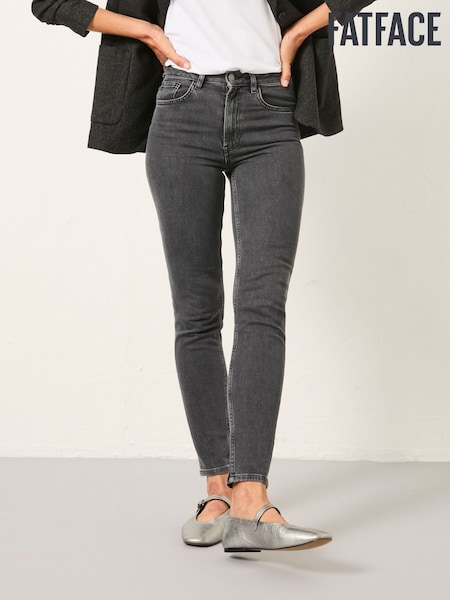 FatFace Sadie Grey Slim Leg Jean (H29683) | €77.50