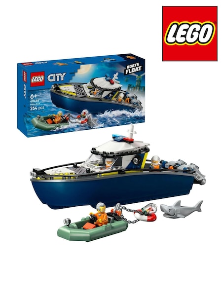 LEGO City Police Boat Chase Toy with a Speedboat 60456 (H29713) | 39 €
