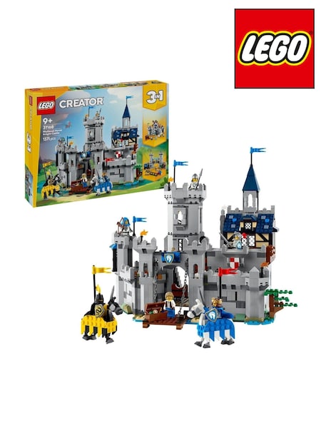LEGO Creator 3-in-1 Medieval Horse Knight Castle Playset 31168 (H29726) | 156 €