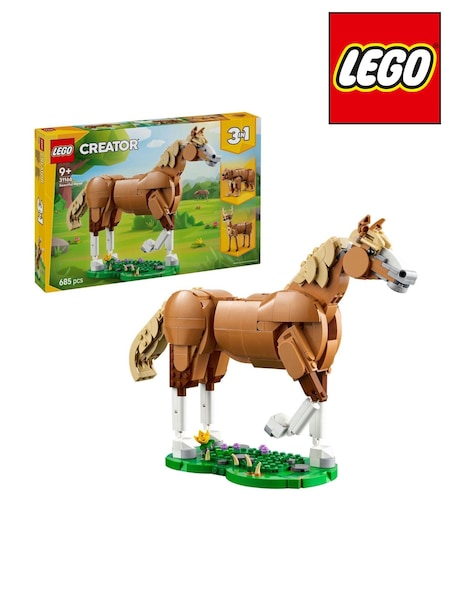 LEGO Creator 3-in-1 Beautiful Horse Toy Animal Building Set 31166 (H29741) | €61