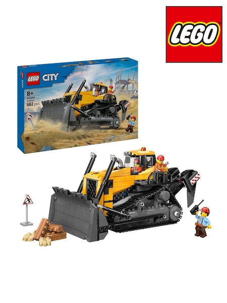 LEGO City Yellow Bulldozer Construction Vehicle Toy 60466 (H29768) | 86 €