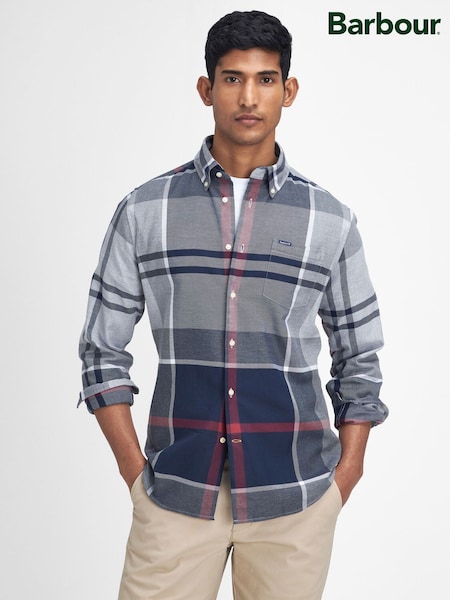 Barbour® Navy/Stone Dunoon Tartan Shirt (H30050) | €102