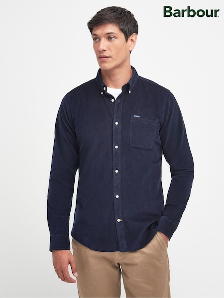 Barbour® Navy Ramsey Cord Shirt (H30052) | €102