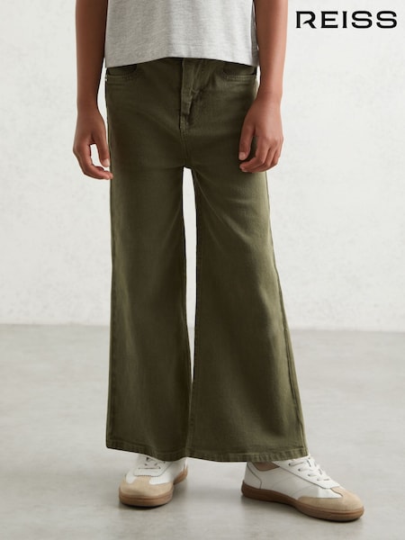 Reiss Khaki Clea Jeans (H30098) | 404 QAR