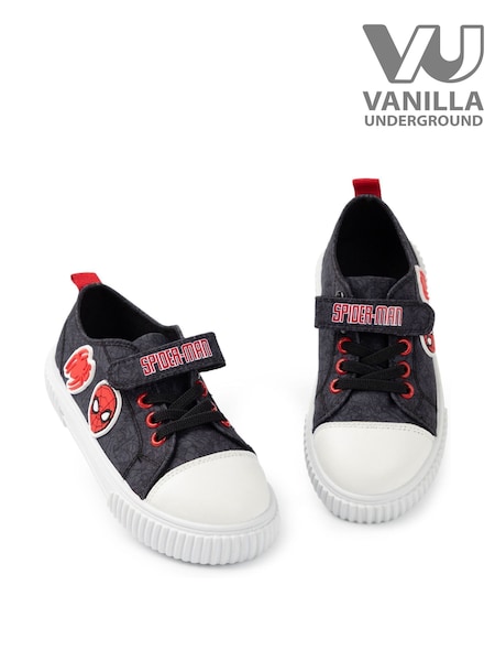 Vanilla Underground Blue Boys Marvel Spiderman Velcro Trainers (H30240) | 167 QAR