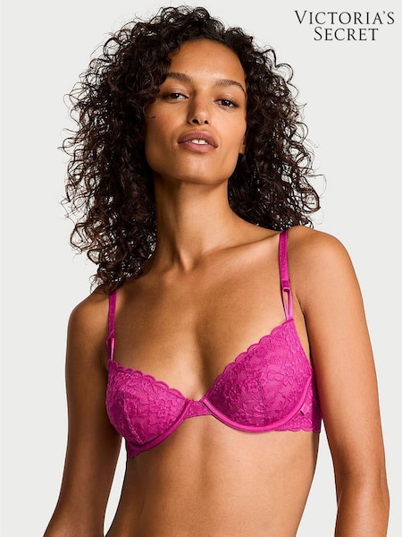 Victoria's Secret Allure Pink Demi Sexy Tee Lace Bra (H30432) | €38.50