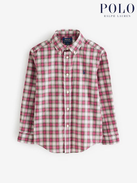 Polo Ralph Lauren Red Boys Check Shirt (H30558) | €111 - €117