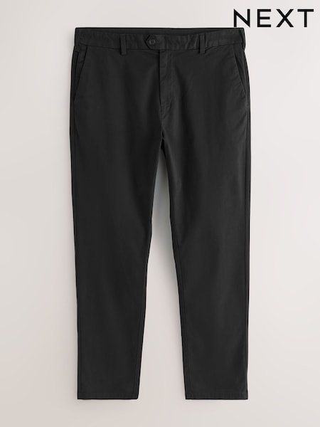 Black Slim Fit Ultimate Chino Trousers (H30566) | ৳ 7,760