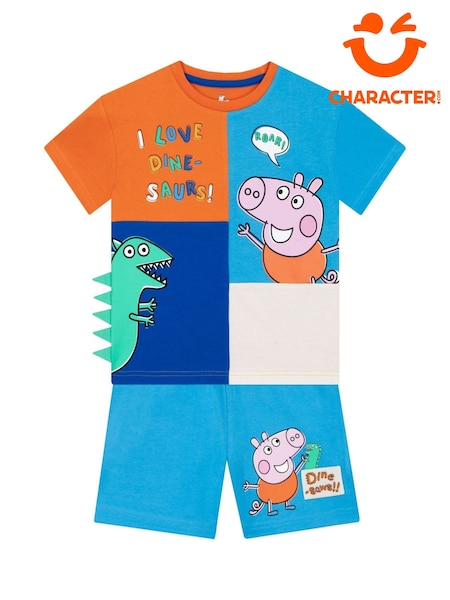 Character Peppa Pig George Pig And Dinosaur T-Shirt And Shorts Outfit Set (H30628) | 153 LEI