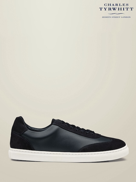 Charles Tyrwhitt Blue Leather And Suede Trainers (H34733) | €158