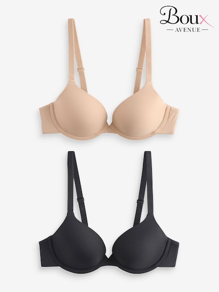 Boux Avenue White T-Shirt Bras 2 Pack (H35118) | €63