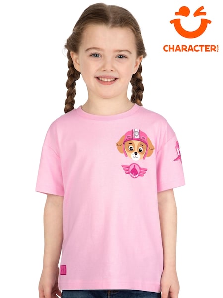 Character PAW Patrol Skye Air Crew 100% Cotton T-Shirt (H35363) | 18 €