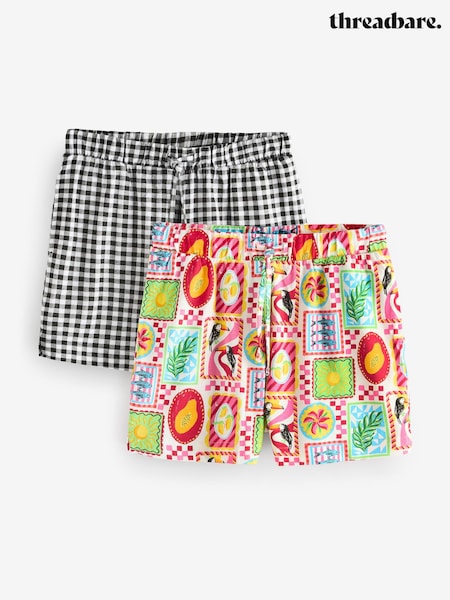 Threadbare 100% Cotton Jersey Shorts 2 Pack (H35616) | 43 €