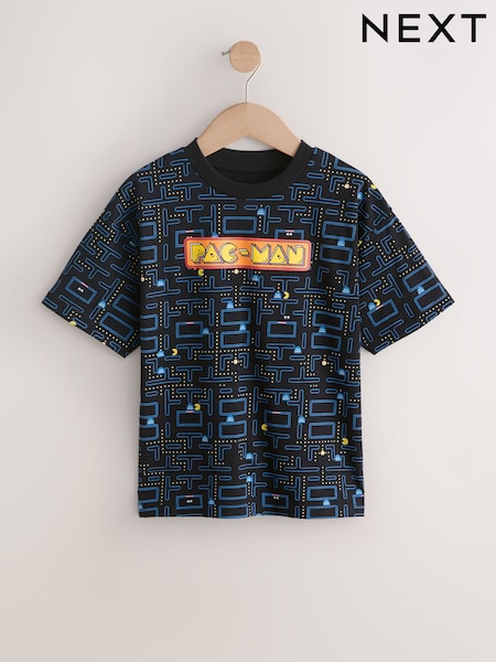 أسود/ألوان متعددة - Pacman T-Shirt (3-16yrs) (H35623) | ‏62 ر.ق. - ‏78 ر.ق.