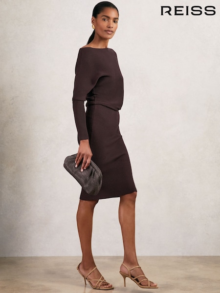 Reiss Plum Purple Lara Dress (H35748) | AED1,224