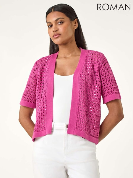 Roman Open Knit Cardigan (H35994) | € 53