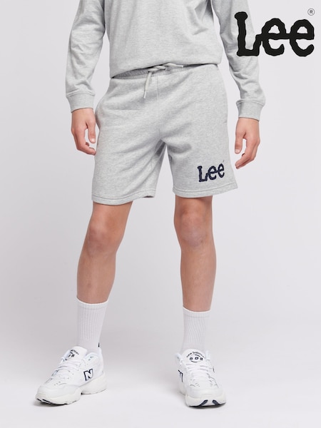 Lee Grey Boys Wobbly 100% Cotton Graphic Shorts (H36389) | ₪126 - ₪151