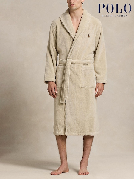 Polo Ralph Lauren Beige Shawl Toweling Robe (H36723) | R$ 1.380