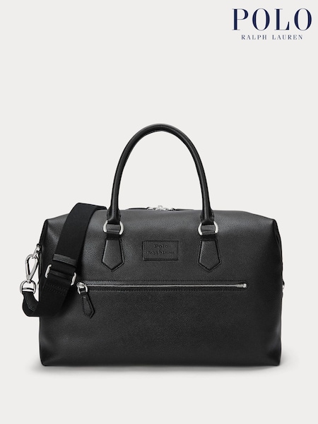Polo Ralph Lauren Black Large Leather Duffle Bag (H36733) | €771