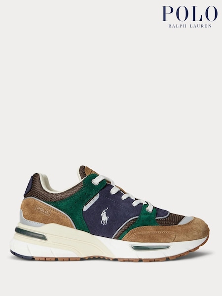 Polo Ralph Lauren Blue Trackster 250 Mix Material Sports Trainers (H36738) | €210