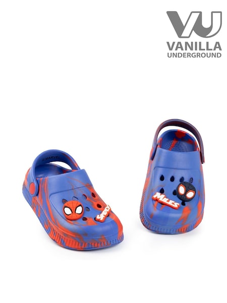 Vanilla Underground Blue Boys Kids Marvel Spidey And His Amazing Friends Clogs (H37454) | AED124