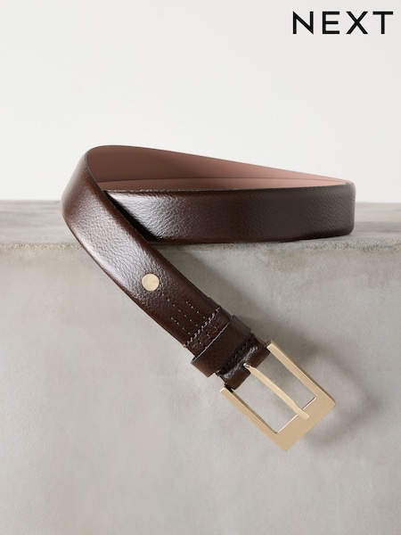 Black Premium Made In Italy Casual Leather Belt (H37538) | €41