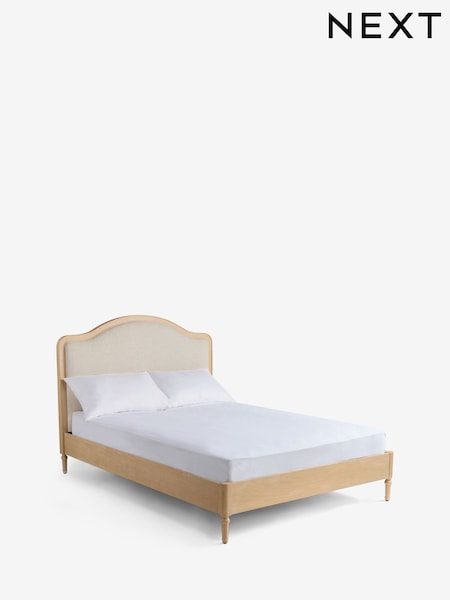 Tweedy Plain Light Natural Lily Wooden Bed Frame (H37552) | €610 - €875
