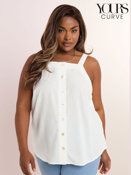 Blanco - Yours Curve Sleeveless T-Shirt (H37663) | 34 €