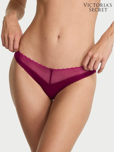 Victoria's Secret Fresh Jam Purple Bikini Pointelle Knickers (H37800) | €11.50