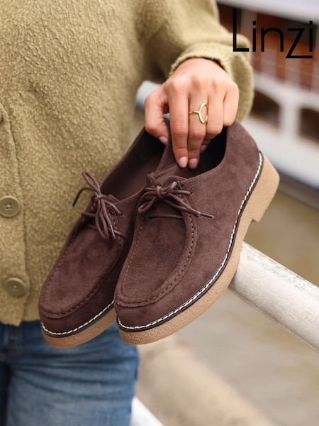 Linzi Brown Perth Laced Chunky Loafers (H37943) | €48