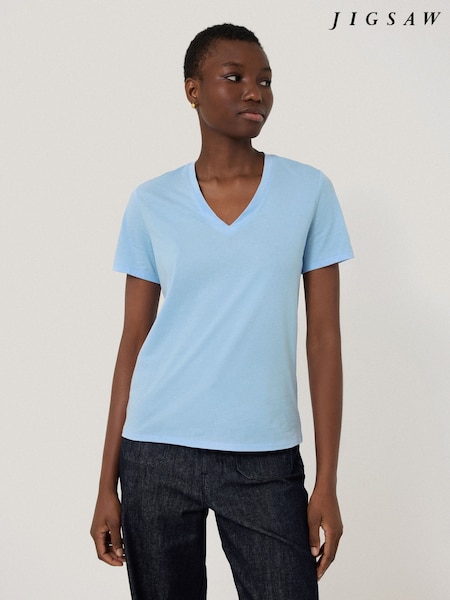 Jigsaw V-Neck T-Shirt (H37953) | 60 €