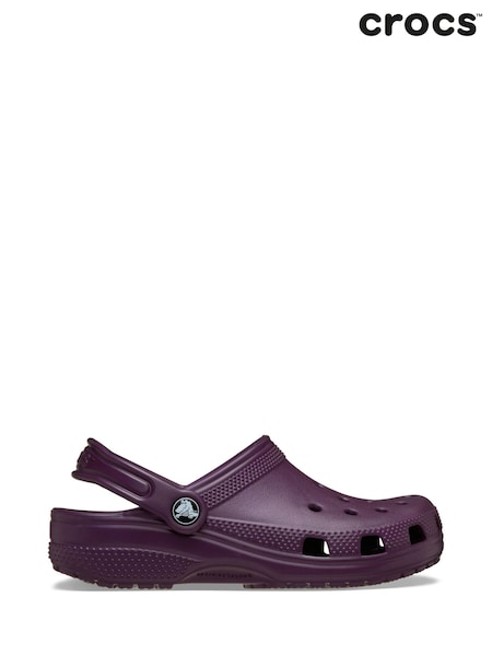 Crocs Plush Plum Unisex Classic Clogs (H39090) | AED233