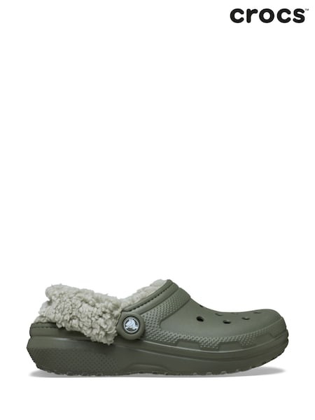 Crocs Green Classic Fleece Lined Sandals (H39092) | €77