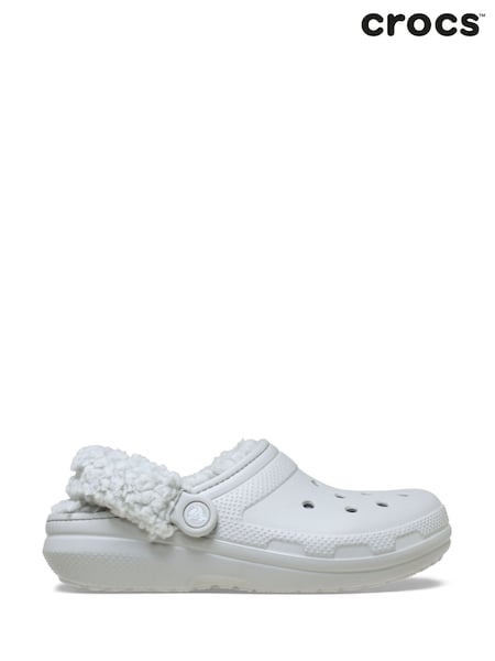 Crocs Grey Classic Fleece Lined Sandals (H39098) | €77