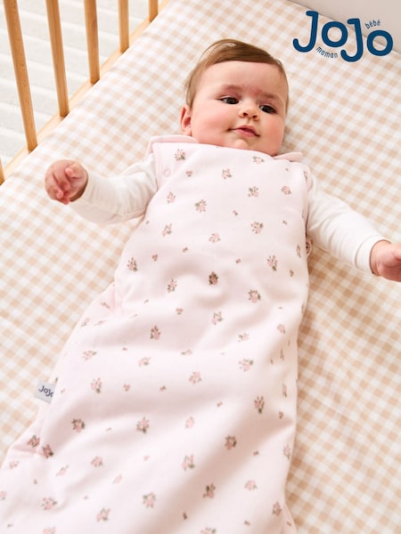 JoJo Maman Bébé Pink Floral Pointelle 2.5 Tog Baby Sleeping Bag (H39785) | R$ 275